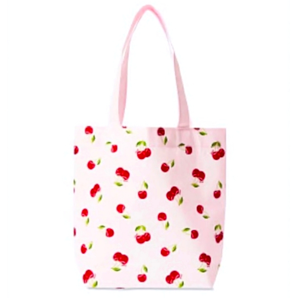 Victoria's Secret PINK Reusable Cherry Tote Bag NWT